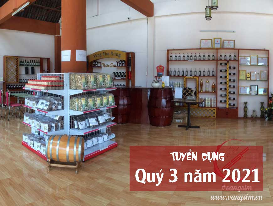 TUYỂN DỤNG NHÂN SỰ - QUÝ 3 NĂM 2021