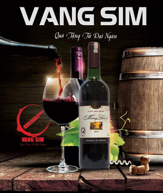 Rượu Vang Sim Rừng Thiên Sơn 14%Vol 375ml