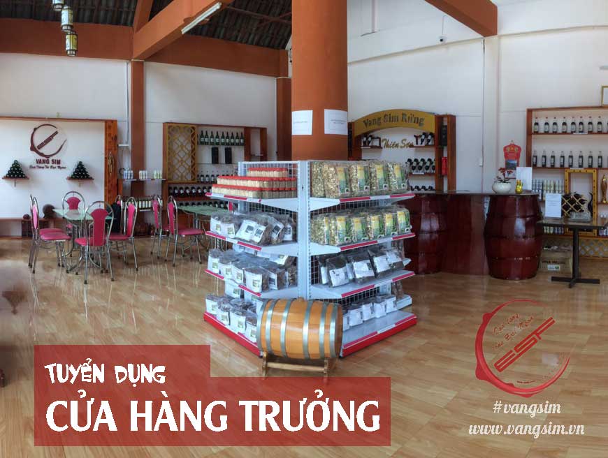 Tuyển dụng: CỬA HÀNG TRƯỞNG - NV KINH DOANH & BÁN HÀNG